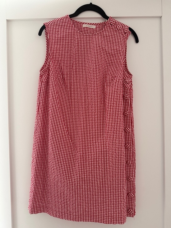 Doen Dresses & Skirts - DÔEN Red Gingham Shift Dress